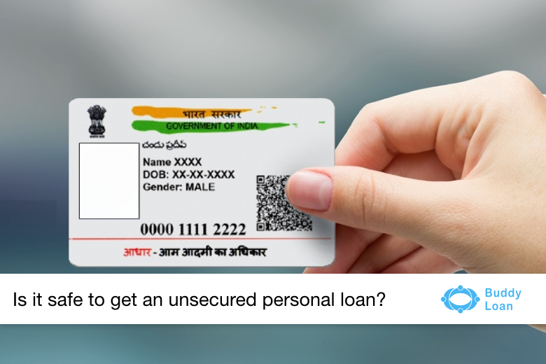 loan on aadhar card